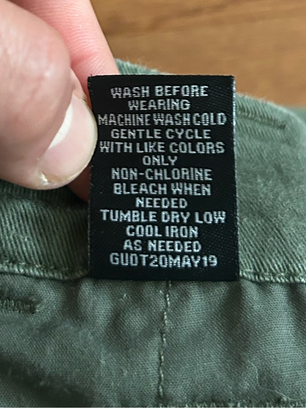 Vanilla Star Olive Green Cargo Jogger Pants Size M Utility Y2K - Picture 6 of 7